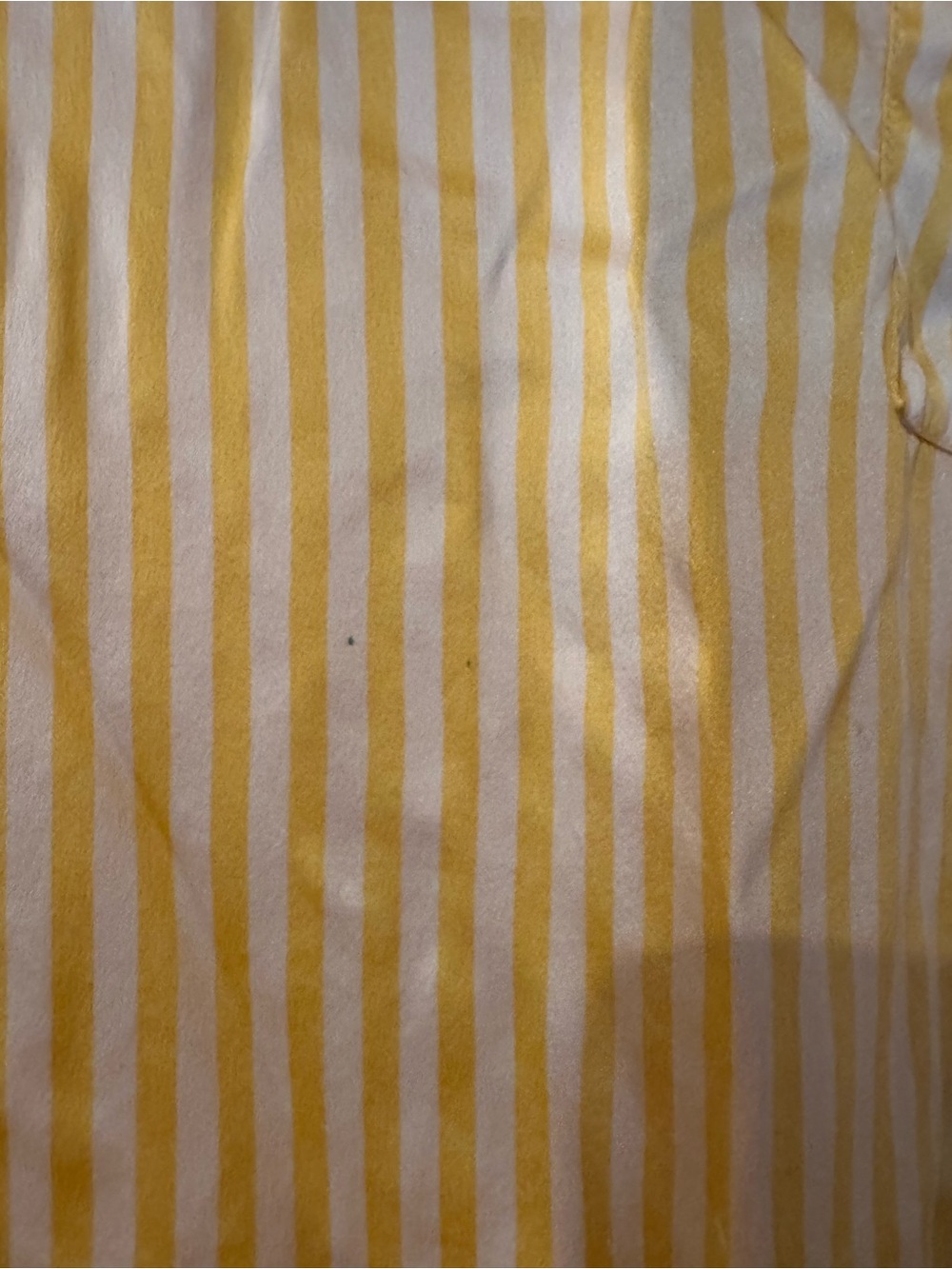 Lunya Silk Yellow Striped Pajama Set - Top & Shorts - Picture 3 of 8